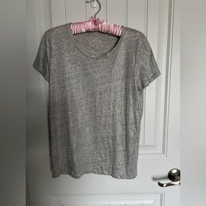 Worn once. J Crew vintage cotton tee with shimmer